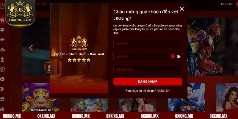 Nắm các lỗi đăng nhập OKKing và cách khắc phục để tránh gián đoạn giải trí